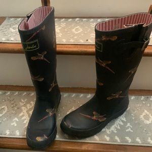 Joules knee length rain boots